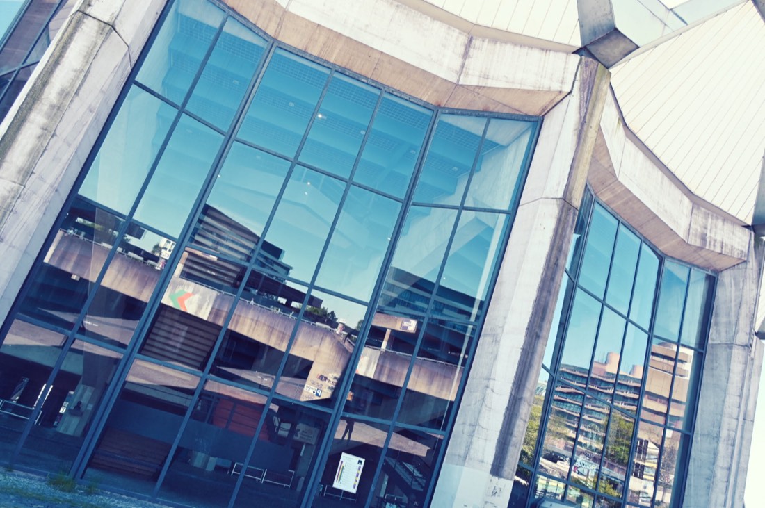 Ruhr University Bochum, glass facade